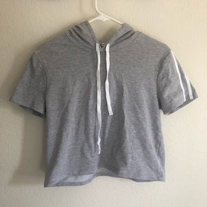 Crop top hoodie